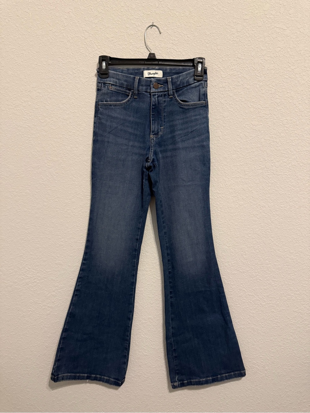 Wrangler Dark Blue Bespoke Flare Jeans